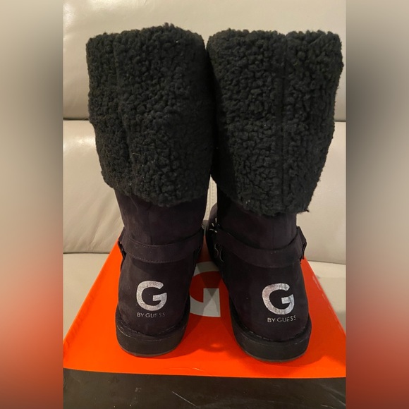G by GUESS BOOTS — BLACK VEGAN SUEDE — UGG LOOK - Picture 4 of 15